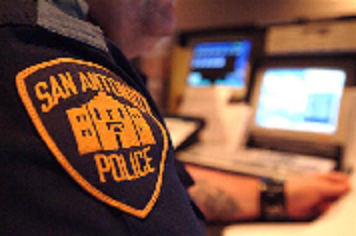 A San Antonio Police Department personnel in a TMC control room.