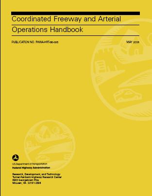 Cover of the Coordinated Freeway and Arterial Operations Handbook