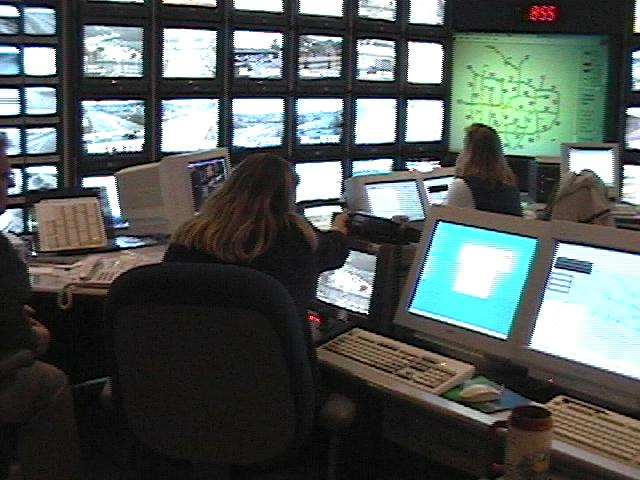 a TMC control room
